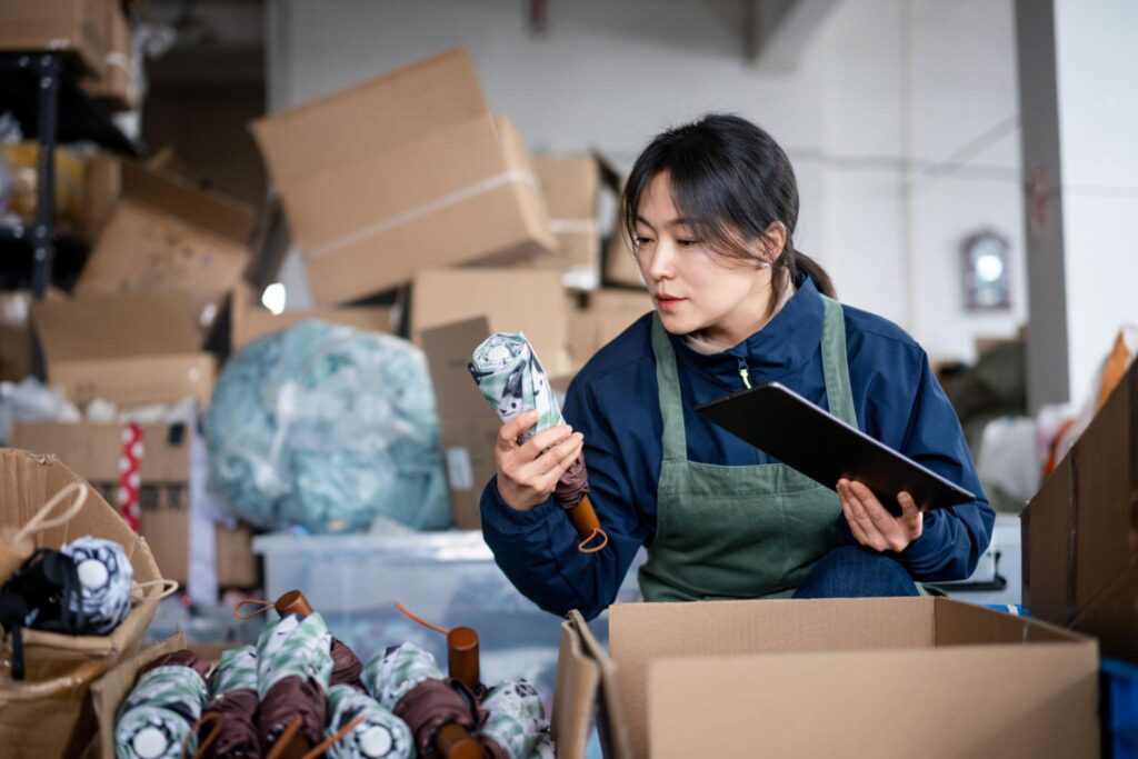 China warehouse product inspection service checking goods before international shipping