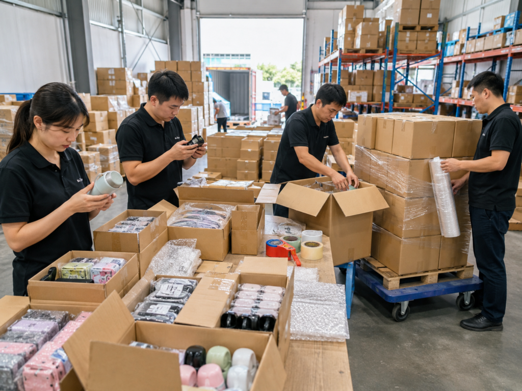 China warehouse service receiving and inspecting products before DDP Shipping from China for overseas buyers
