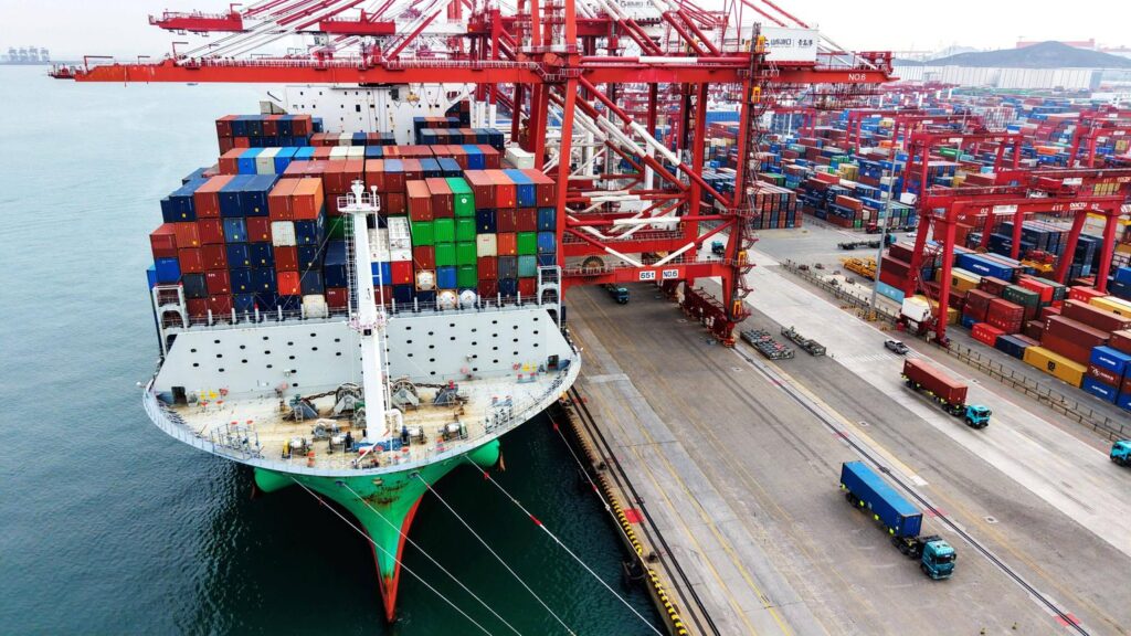 International container shipping from China as part of the DDP shipping process