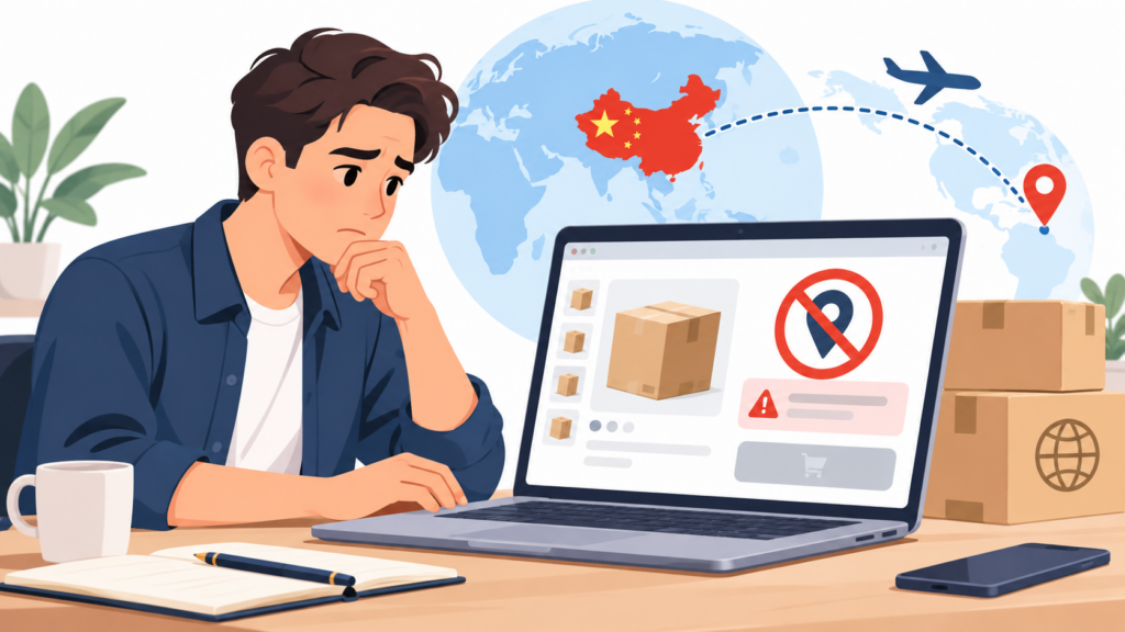 1688 Order Says “Goods Cannot Be Sold in Your Area”? Causes and Fixes