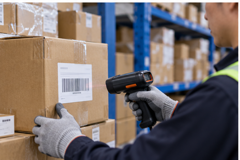 1688 parcel scanned during China warehouse receiving