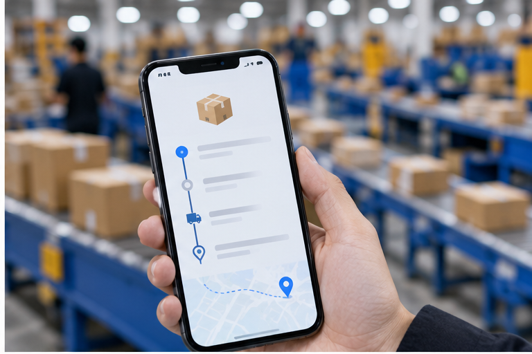 1688 tracking number lookup on a mobile courier tracking tool