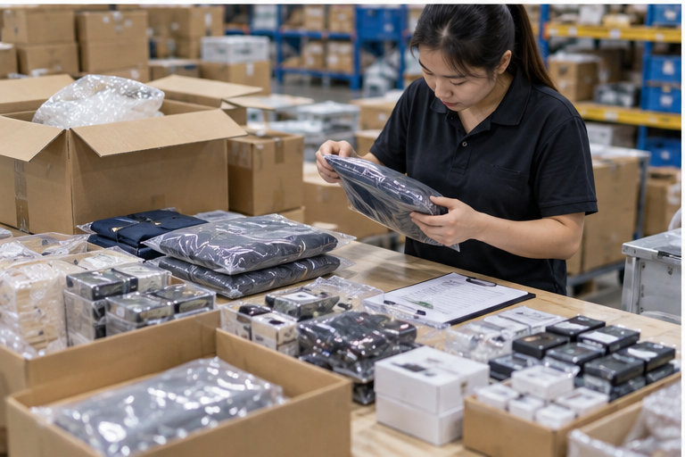 Inspecting 1688 supplier goods before order consolidation